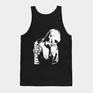 Sinead O'Connor - Vintage Stencil silhouette Tank Top